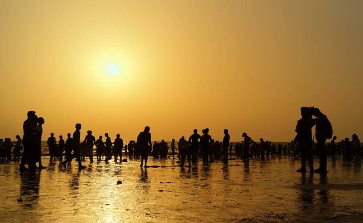 Juhu Beach Mumbai-Sunset