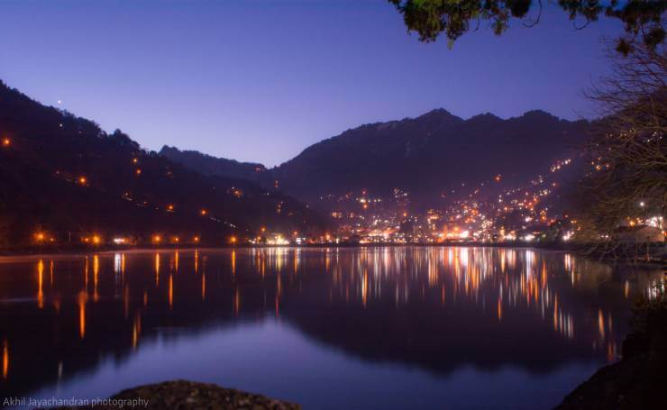 Nainital Lake Night View