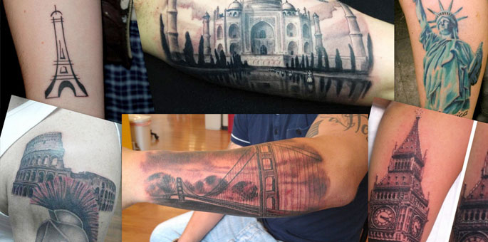 25 Amazing Travel Tattoos Designs Tour My India