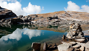 Masar Tal Lake Trek via Khatling Glacier