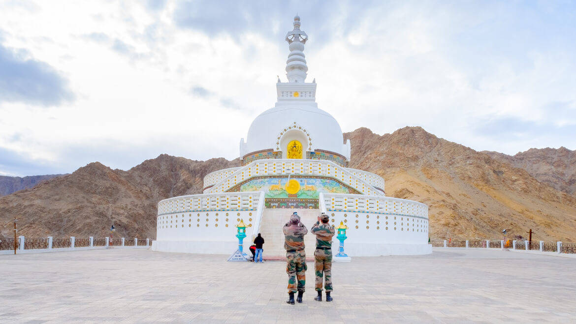 Shanti Stupa In Leh Ladakh | History & Best Time To Visit | Tourist ...